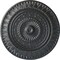 Ekena Millwork Christopher Ceiling Medallion, Hand-Painted Pewter, 26 5/8"OD x 2 1/4"P CM26CSPES - alternate 1